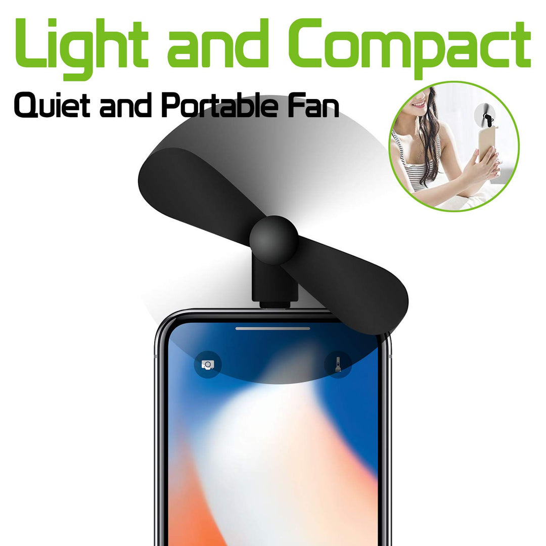 Cellet Mini Portable USB Fan Compatible with Apple iPho