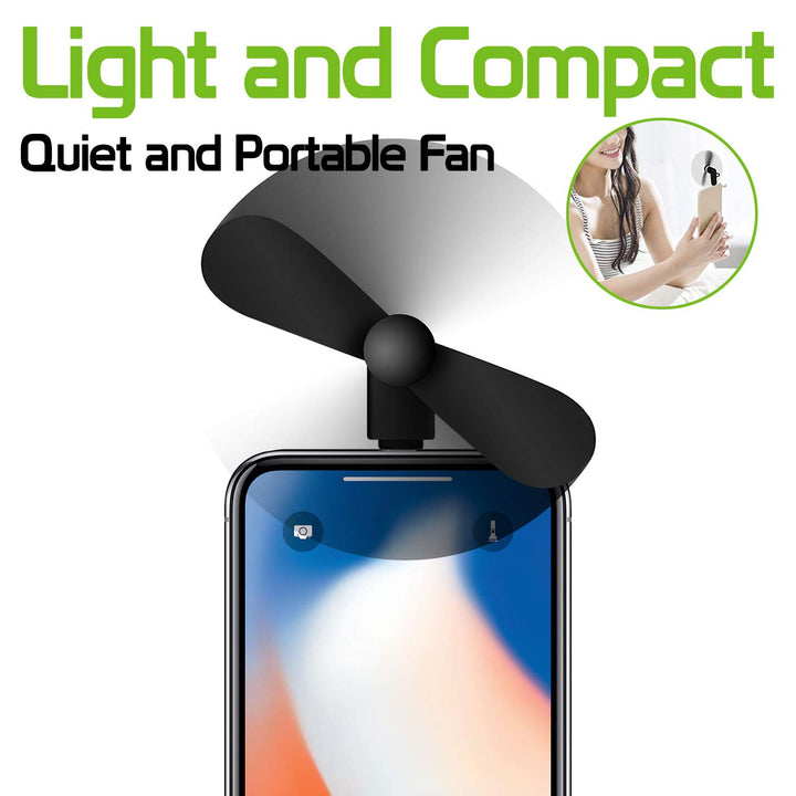 Cellet Mini Portable USB Fan Compatible with Apple iPho