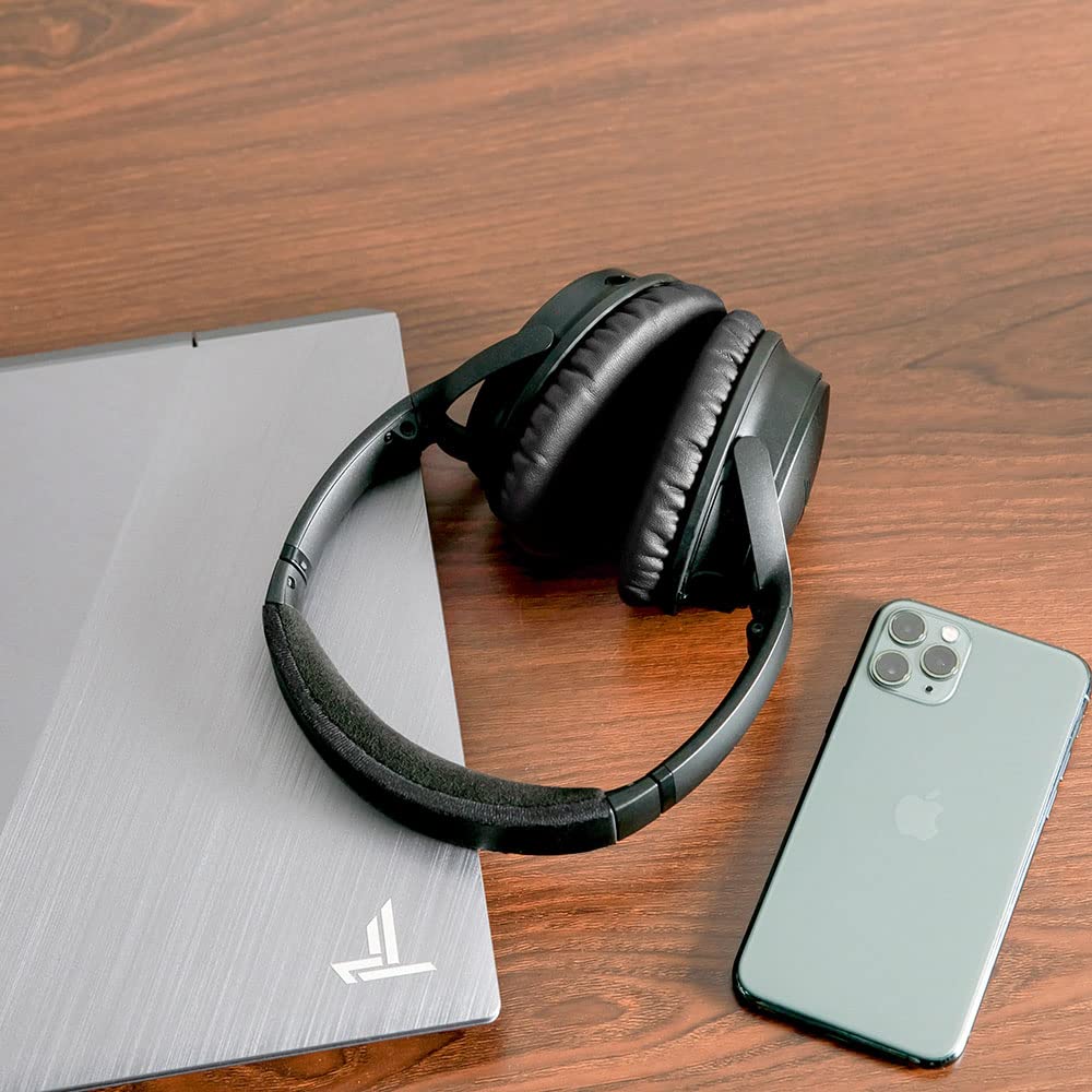 Wicked Cushions Premium Replacement Ear Pads for Bose Headphones - Compatible with QC15 / QC25 / QC35 &amp; 35 ii / QC2 / AE2 / AE2i / AE2W / Soundlink - Softer Leather, Luxury Memory Foam | Black