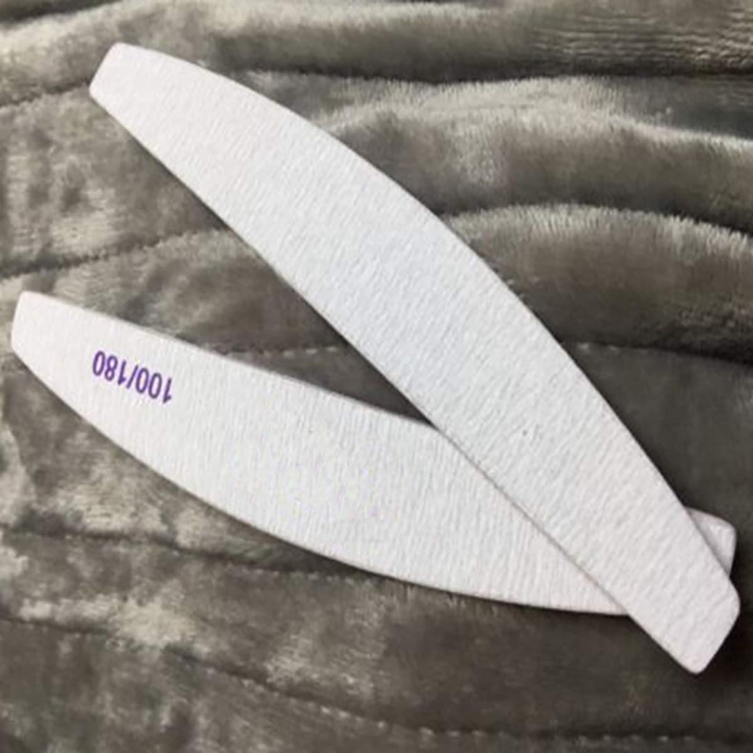 5Pcs Nail Files 100/180 Grit Professional Manicure Repair Acrylic Cosmetic Manicure Pedicure Kit Tools