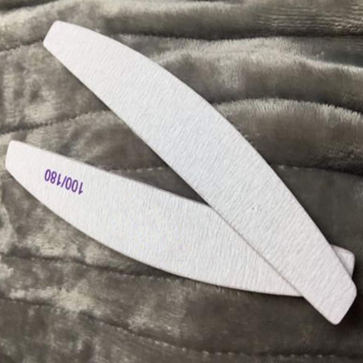 5Pcs Nail Files 100/180 Grit Professional Manicure Repair Acrylic Cosmetic Manicure Pedicure Kit Tools