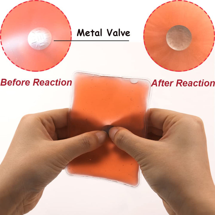 Reusable Click Instant Heat Packs, Pocket Hand Warmers,