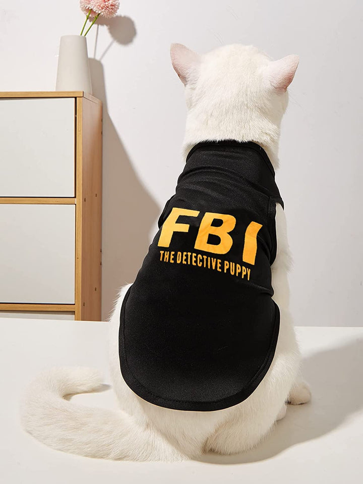 6 Pieces Small Puppy Shirts for Boy Dog Clothes Pet Dogs T Shirt Chihuahua Clothes Cat Shirts Pet Boys Tshirts for Small Dogs Boy T-Shirt Cat Vest Apparel