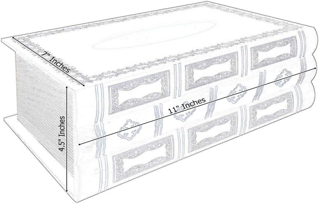 Bellaa 21598 Rectangle Tissue Box Holder Cover Paper Na