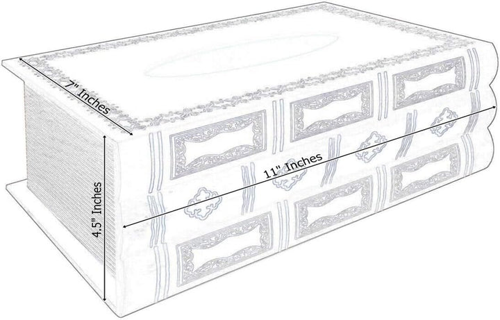 Bellaa 21598 Rectangle Tissue Box Holder Cover Paper Na