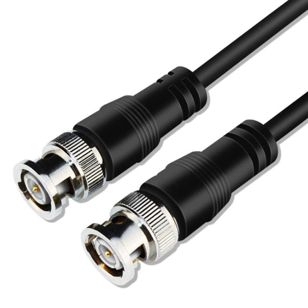 Tan QY BNC RG-59/U Cable 15Ft - BNC Male to Male Extens