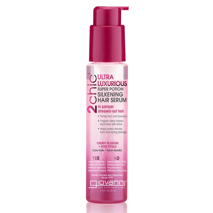 2Chic Ultra Luxurious Super Potion Hair Serum Cherry Blossoms, 2.75 Oz Cosmetics