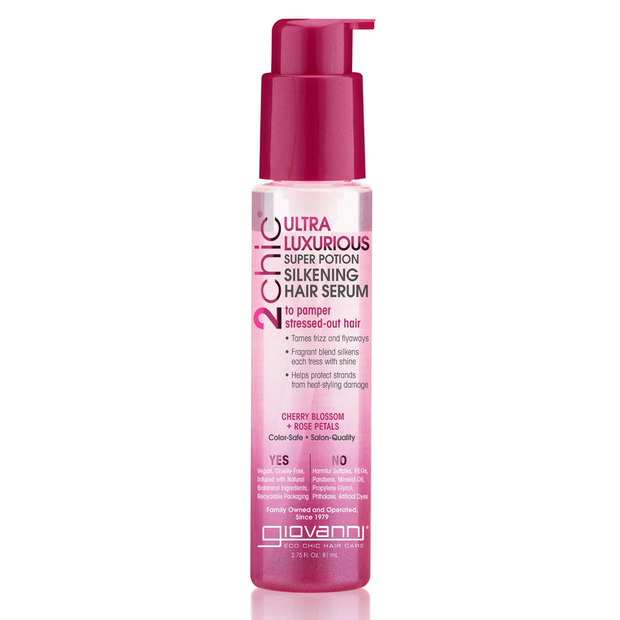 2Chic Ultra Luxurious Super Potion Hair Serum Cherry Blossoms, 2.75 Oz Cosmetics