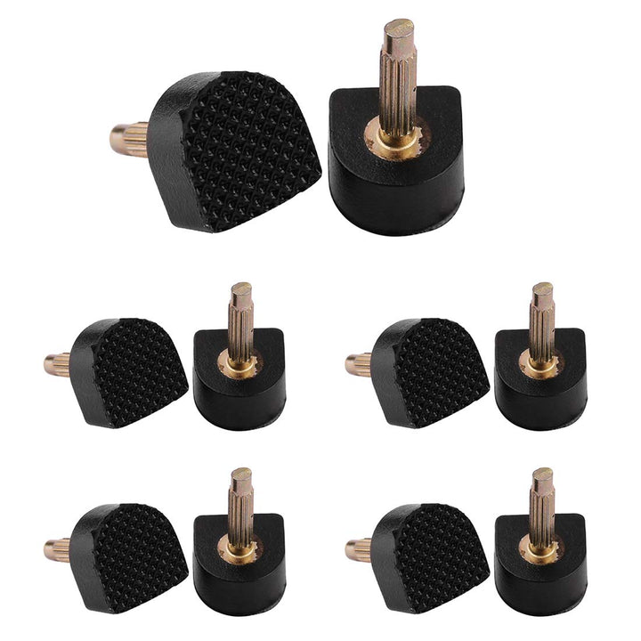 Woman Shoes Repair High Heel Tips Lift Stiletto 11mmx11mm 10pcs Black
