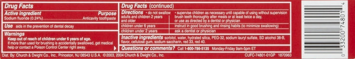 Close-Up Anticavity Fluoride Whitening Toothpaste Gel, 