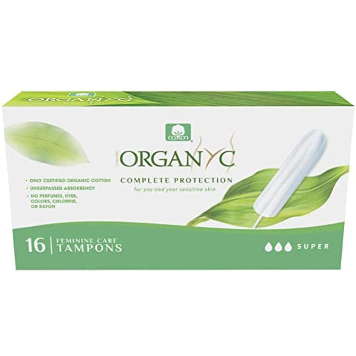 Organyc 100% Organic Cotton Tampon without applicator f