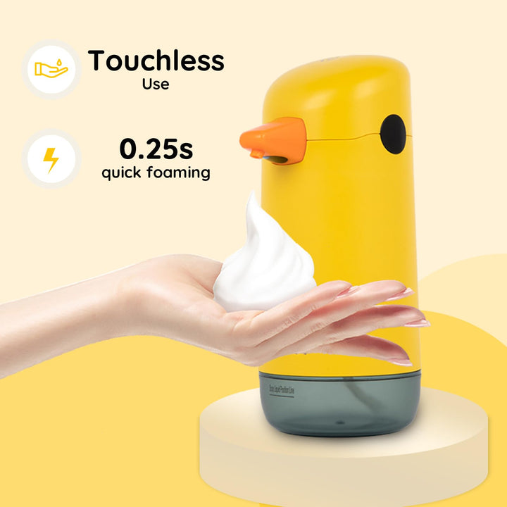 Besdor Automatic Soap Dispenser, Yellow Duck Cute Touch