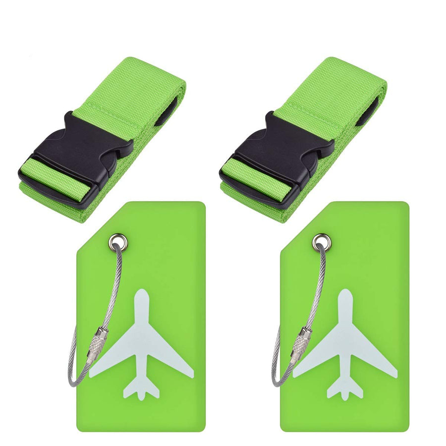 Luggage Accessories Luggage Straps/Luggage Tags Name ID Card-Orange 2Set