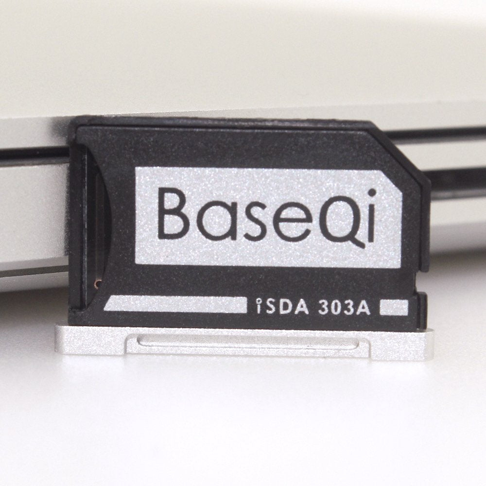 BaseQi Aluminum microSD Adapter for MacBook Pro Retina 
