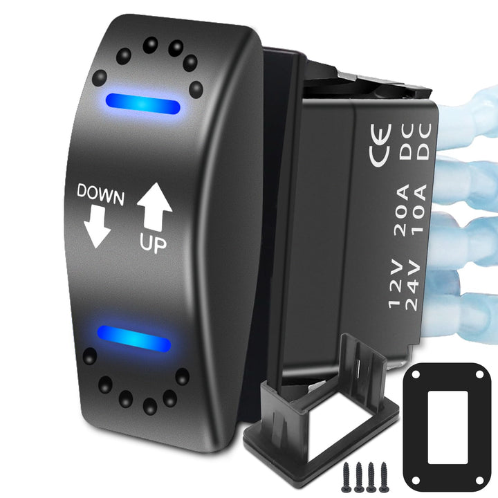 Recoil LAS2 DPDT 20A 12V DC Motor Polarity Reversing Mo