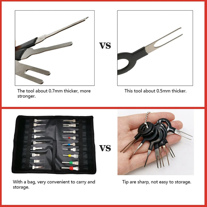 Terminal Extractor, 18 PCS Terminal Removal Tool Kit fo