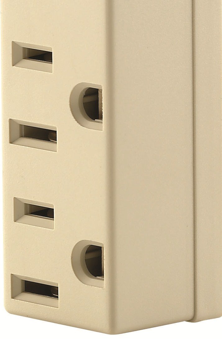 Ivory Triple Tap Plug-In Outlet Adapter 006-00697-00I