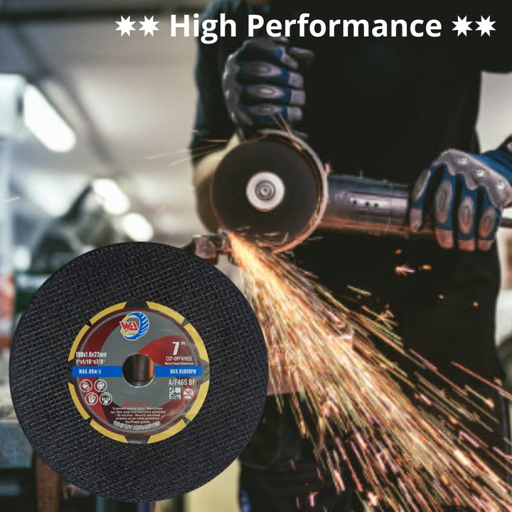 WA 10PACK - 7”x1/16x7/8 Cutting Wheel for Metal &am
