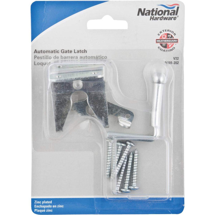 N101-352 V22 Automatic Gate Latch in Zinc plated,1 Pack