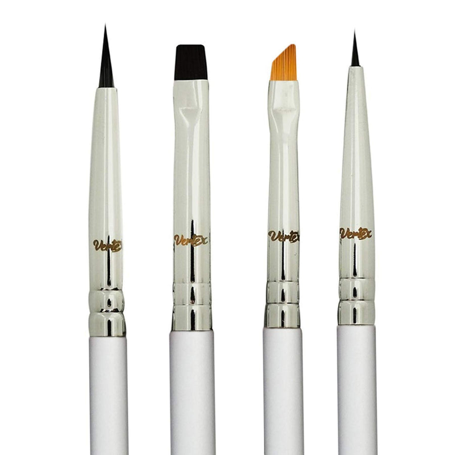 Eyeliner Brush Set : Small Angled Eyeliner Brushes Set BEST SELLER -Pencil Brush - Fine Point Star Beauty Premium Brushes For Precision Gel Eye Liner Makeup PERFECT Winged Eyeliner Brush Control