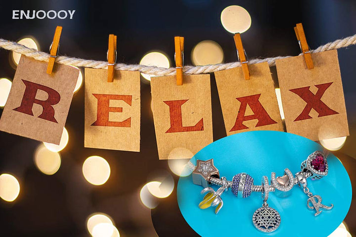 Alphabet Charm Letter Beads Solid 925 Sterling Silver with Cubic Stones, Complete A~Z Gift Options fit Pandora European Bracelets(R)