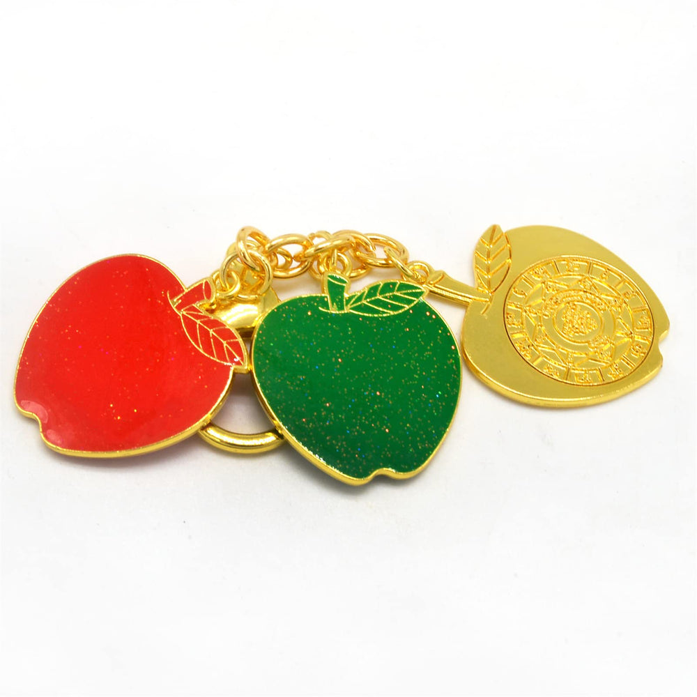 Feng Shui Trinity Of Apples Amulet Rune of Luck