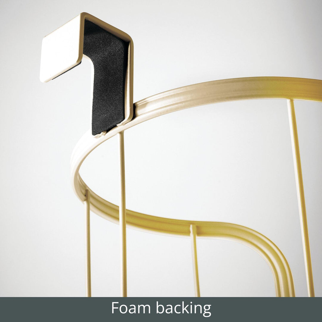 mDesign Modern Over The Tank Hanging Toilet Tissue Pape