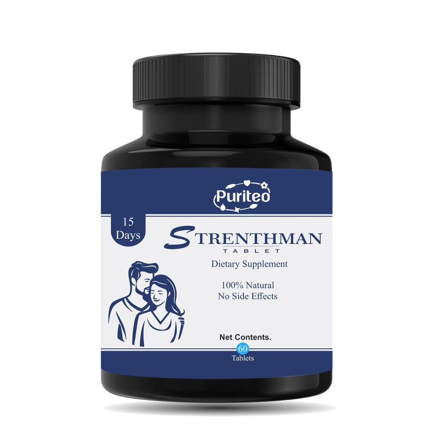 PURITEO Strenthman Tablet | 100% Vegetarian Formulation