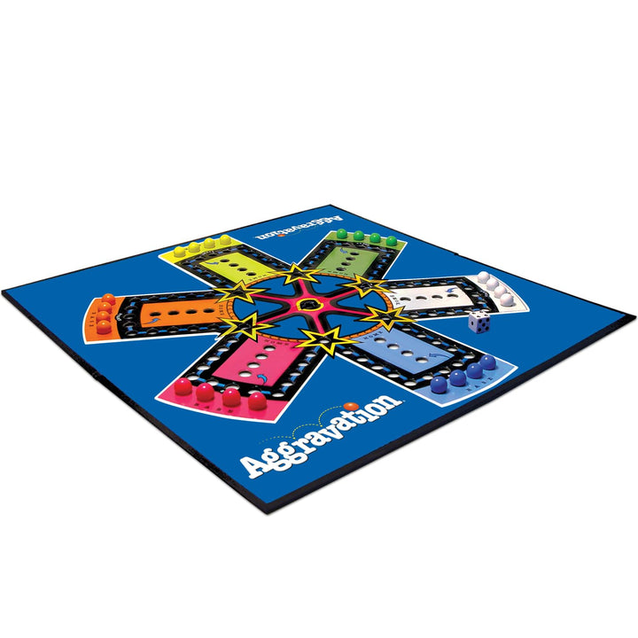 Aggravation with Retro Artwork Games USA, The Classic Marble Race Game, Great for Kids, for 2 to 6 Players, Ages 6+