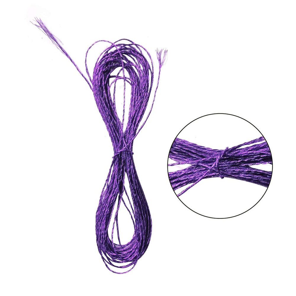 18 Skeins Metallic Embroidery Thread Embroidery Floss-Cross Stitch Threads for Embroidery and Decorative Sewing (9 Colors)
