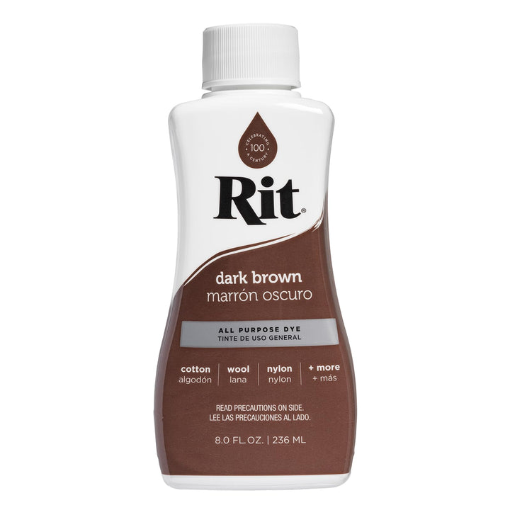 Rit All-Purpose Liquid Dye, Dark Brown