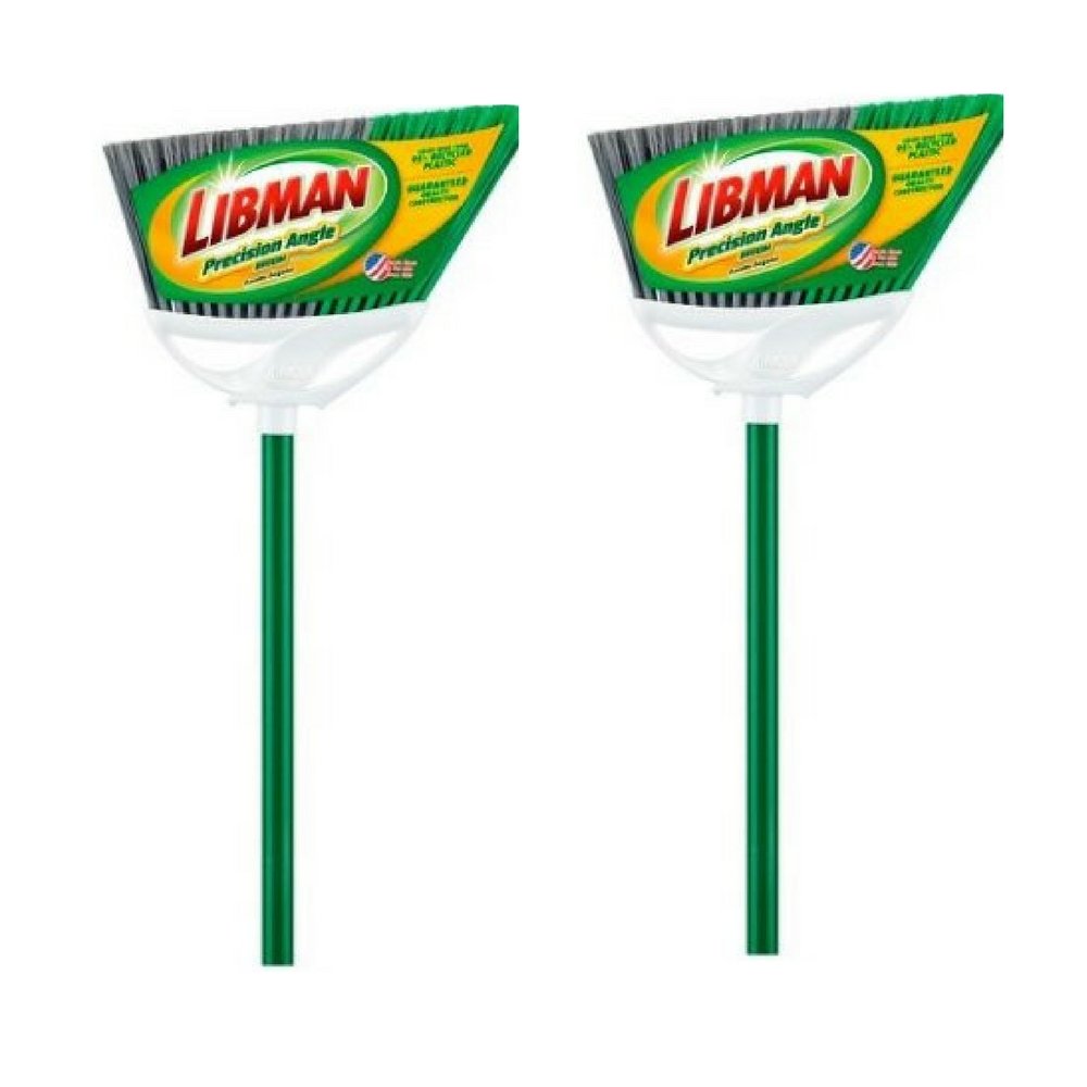 Libman 201 Precision Angle Broom with Recycled Broom Fi
