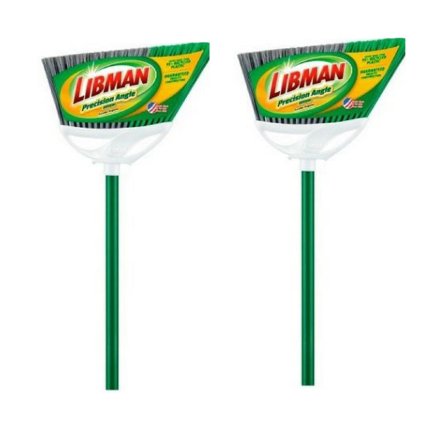 Libman 201 Precision Angle Broom with Recycled Broom Fi