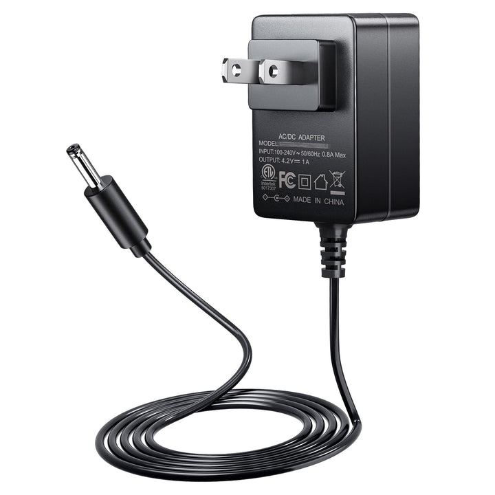 4.2V Charger Cord for Wahl Trimmer Clipper 9818 9818L 9854L WNT-8 WNT-9 9864 9876L 9880L 9888L Lithium Ion Beard Shaver Groomer S003HU0420060 S004mu0400090 Class 2 Power Supply Replacement