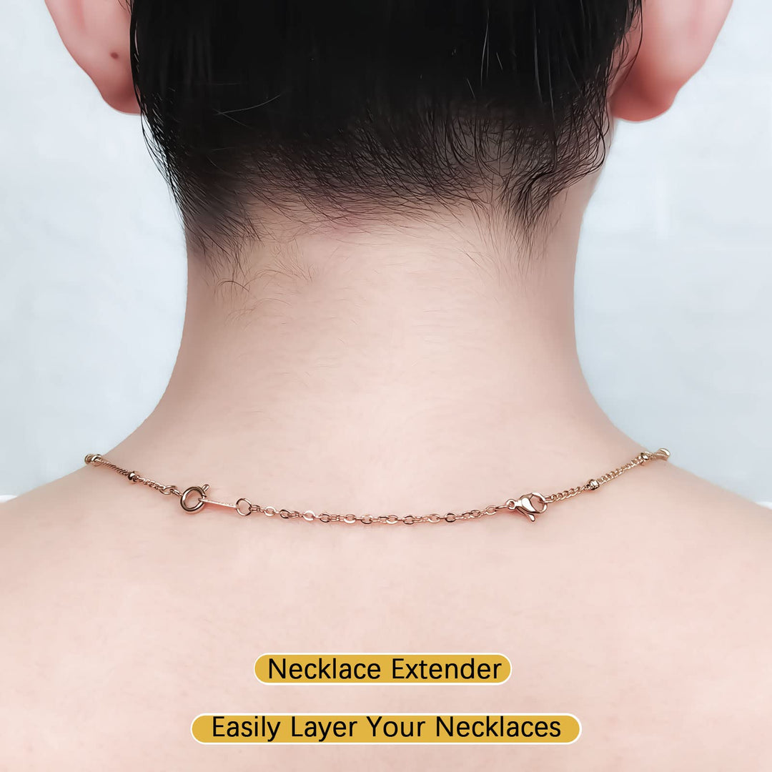 2 Pieces Upgraded Necklace Layering Clasps 14K Real Gold Plated and Sliver Magnetic Layered Necklace Clasp Necklace Separator for Layering Multiple Necklace Detangler Jewelry Clasps(Double Laryering)