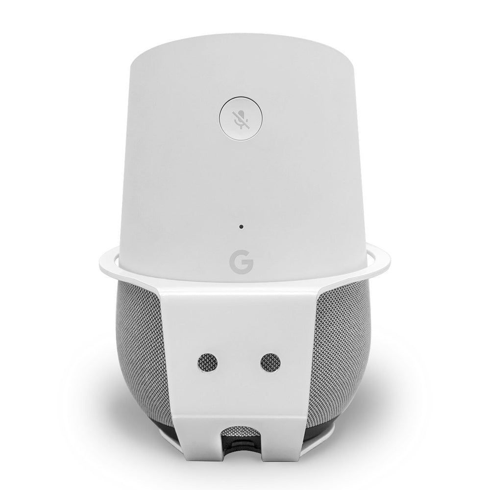 Google Home Wall Mount, Sturdy Metal Made Mount Stand Holder for Google Home.(White)