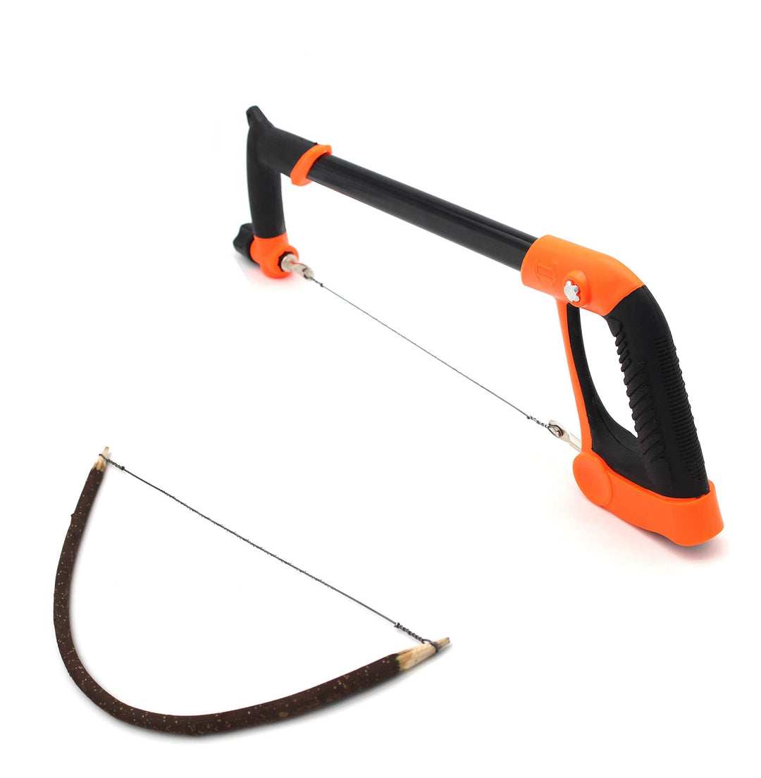 20 Pcs 12 Spiral Teeth High Carbon Steel Wire Hand Hacksaw Blades, Suitable for Cutting Wood and Plastic Special Shapes, Steel Wire Diameter 0.04