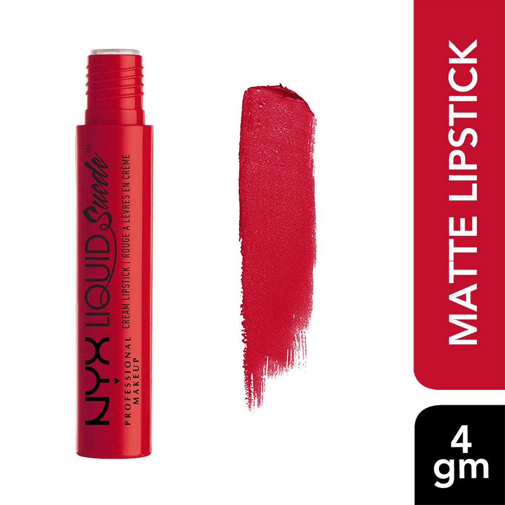 Liquid Suede Cream Lipstick - Kitten Heels (Bright Red)