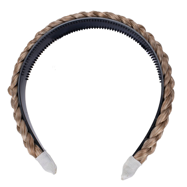 blonde mix # 27 / 613B HR3 : PRETTYSHOP Hair Band Plaited Braid Headband Hairpiece blonde mix # 27 / 613B HR3