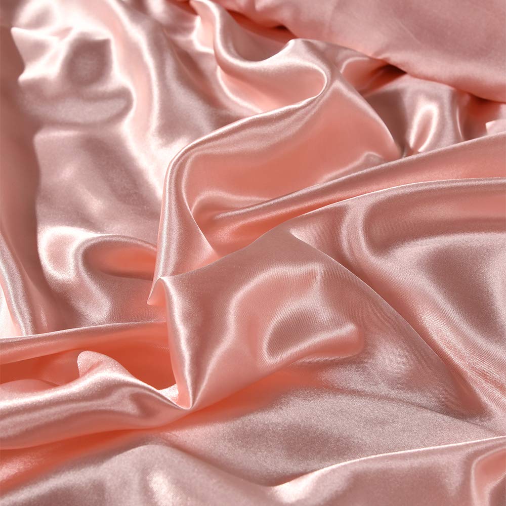 Erosebridal Hotel Pink Duvet Cover Twin/Single Silk Lik