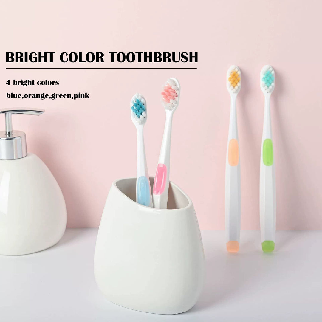 GoodUping Fine Silk Toothbrush for Sensitive Teeth, 100