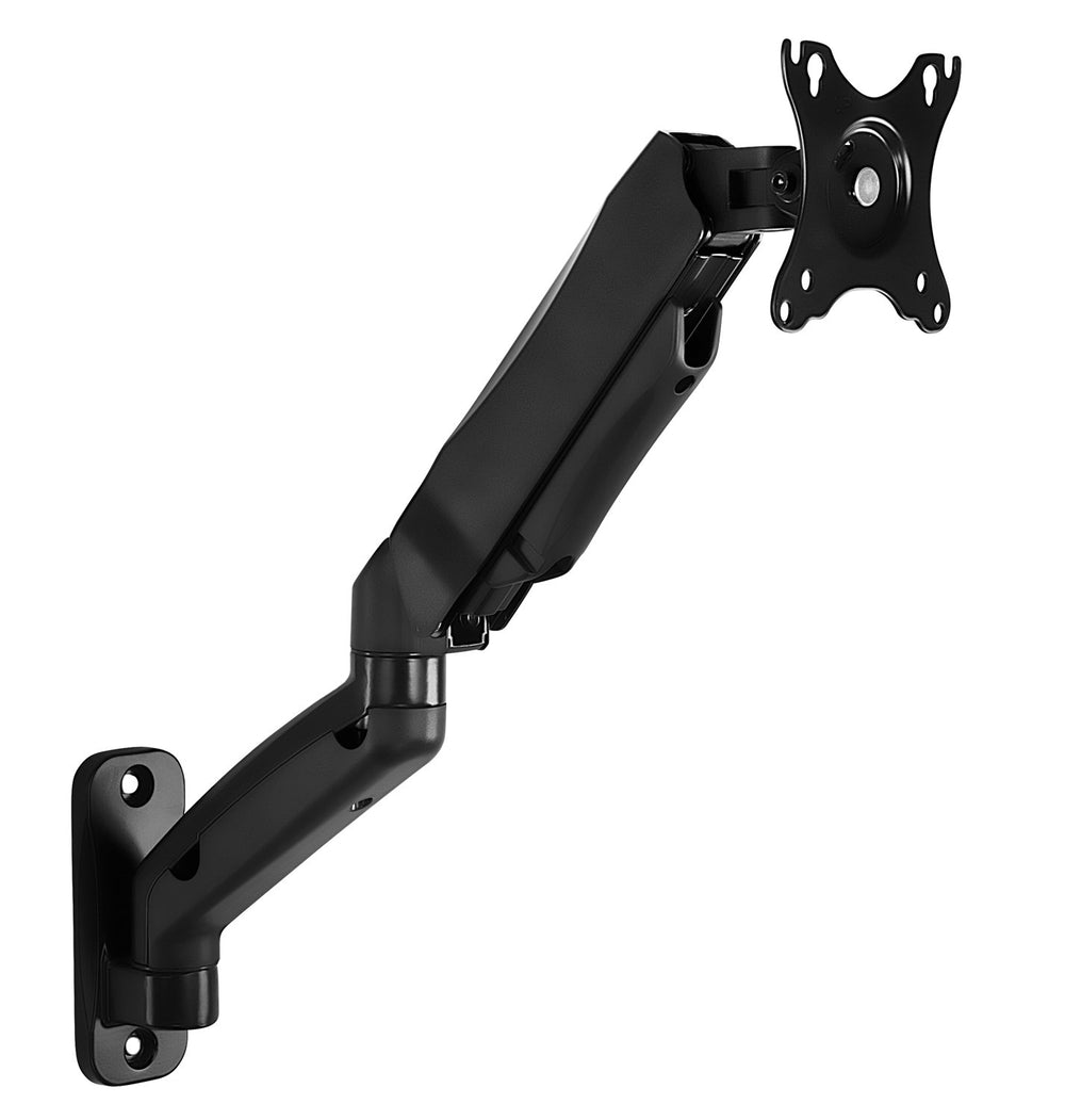 Monitor Wall Mount Arm | VESA Wall Mount Monitor Arm | Full Motion Gas Spring Arm Fits 13 15 17 19 20 22 23 24 27 30 32 Inch Screens with 75 or 100 VESA Patterns | Camper RV Compatible