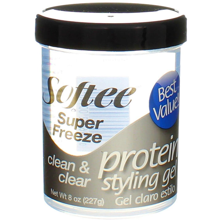 Protein Super Freeze Hair Styling Gel, 8 Ounce