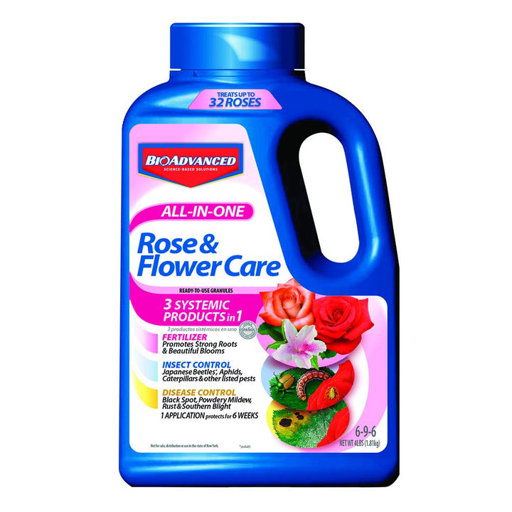 BioAdvanced 70111A All-in-One Rose and Flower Care, Fer