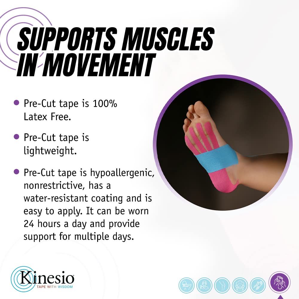 Kinesio Pre-Cut Application Foot Tape