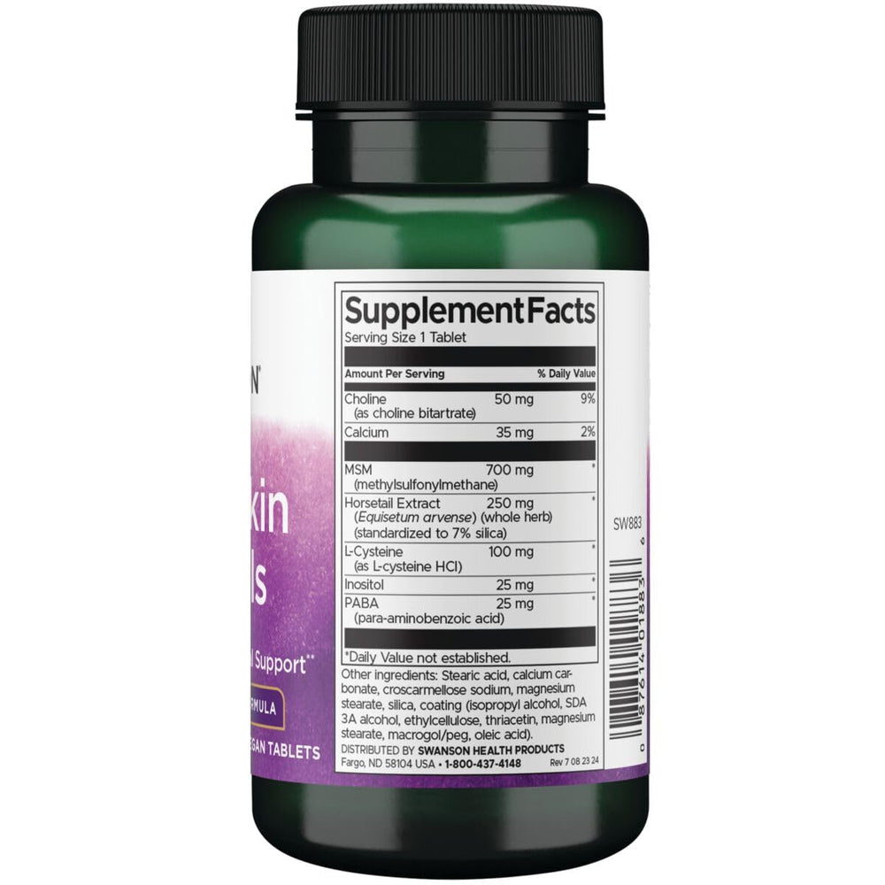 Swanson Hair Skin & Nails 60 Tabs
