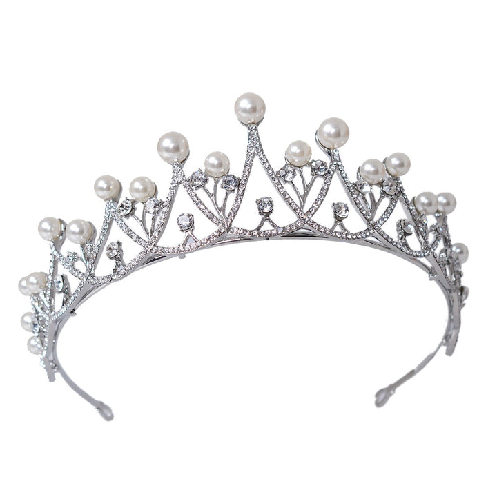 Eseres Pearl Tiaras and Crowns for Women Wedding Tiara Crown Bridal Headpiece