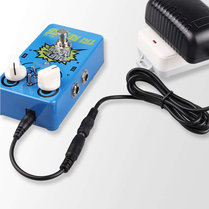 Reverse Polarity Converter Cable 5.5 X 2.1 for Keyboard Guitar Effect Pedal (1 pcs)