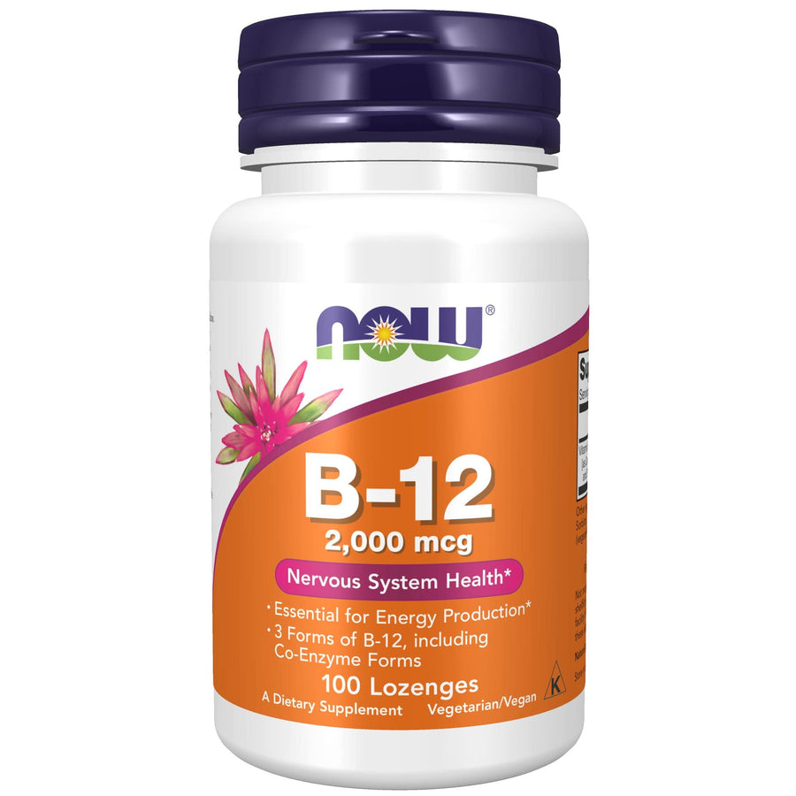 NOW Foods Supplements, B-12 2,000 mcg, Energy Productio