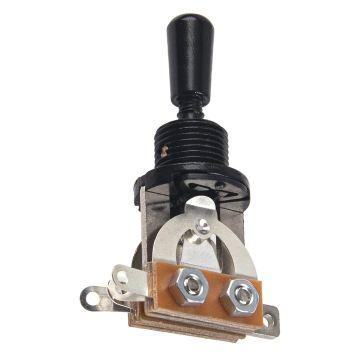 1Set Yootones Guitar Toggle Switch 3-way Pickup Selector with Metal Tip and RHYTHM TREBLE Plate Compatible with Gibon Epiphone Les Paul Electric Guitar Parts Pickup Selector kit (Black)